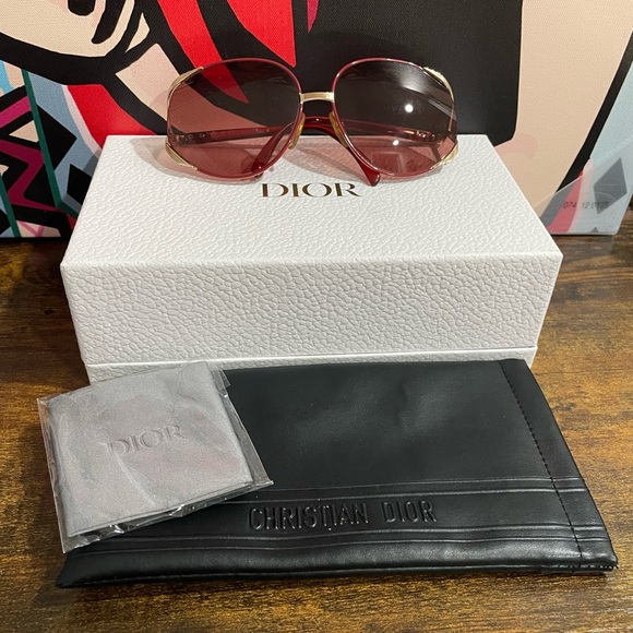 Vintage Christian Dior 2250 Sunglasses Austria Butterfly RARE Collector - Picture 2 of 9